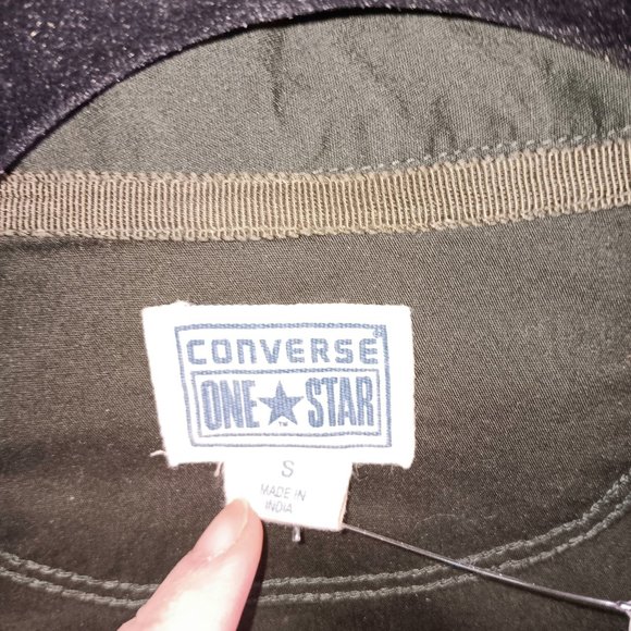 Converse One Star Wrap Dress NWT Small! Army Green - Picture 4 of 4